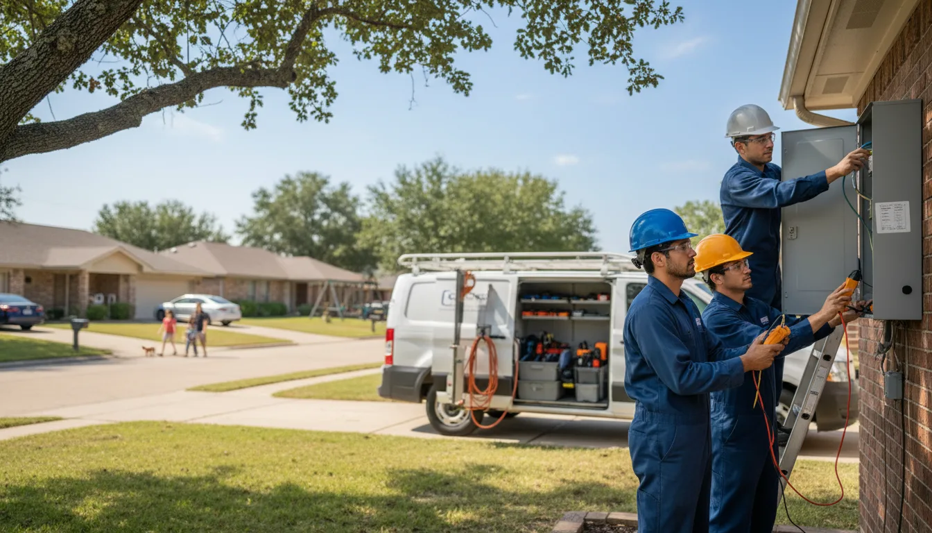 Certified electrician providing emergency electrical services in Dana, IL